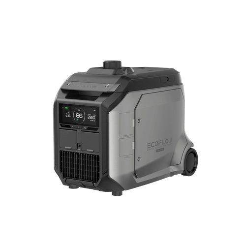 EcoFlow Dual Fuel Smart Generator 4000 with remote monitoring offers reliable power using gasoline or propane, up to 24 hours on propane tank.