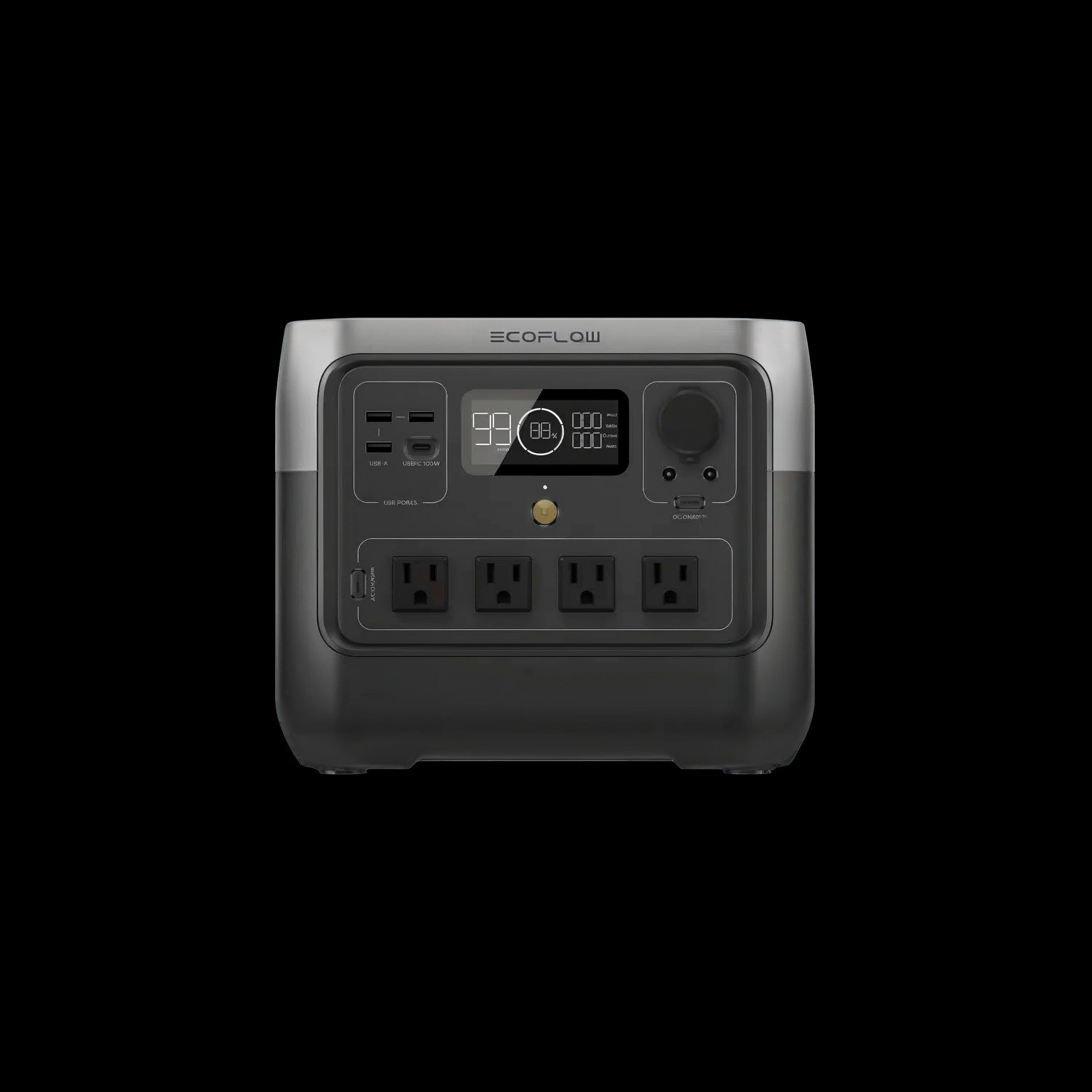EcoFlow power station on a white background