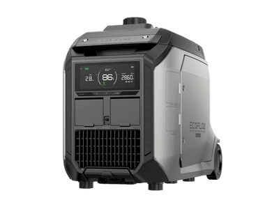 EcoFlow Dual Fuel Smart Generator 4000 with dual fuel options for reliable power, featuring remote monitoring via EcoFlow app