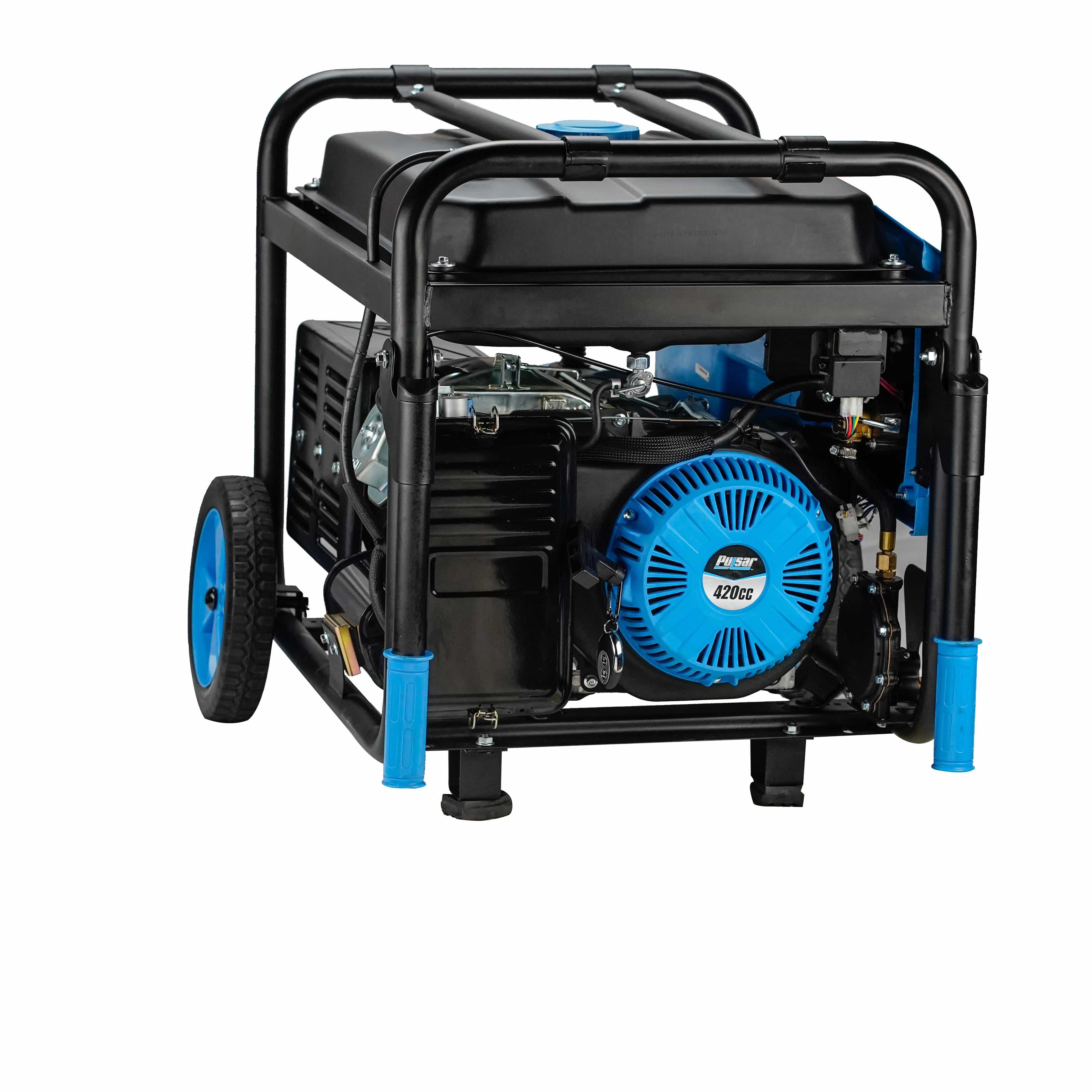 Pulsar Dual-Fuel Generator Pulsar PG10000BRCO 10,000 Watt Dual Fuel Generator with Recoil, Remote, Push Button Start & CO Alert