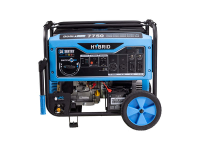 Pulsar Dual-Fuel Generator Pulsar PG7750BCO 7,750-Watt Dual-Fuel Generator with CO Alert – CARB Compliant