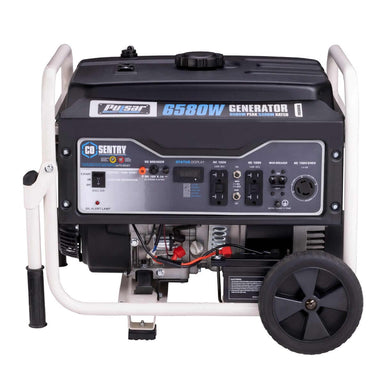 Pulsar Gas Generator Pulsar PG6580ECO 6,580-Watt Gasoline Powered Portable Generator with Electric Start