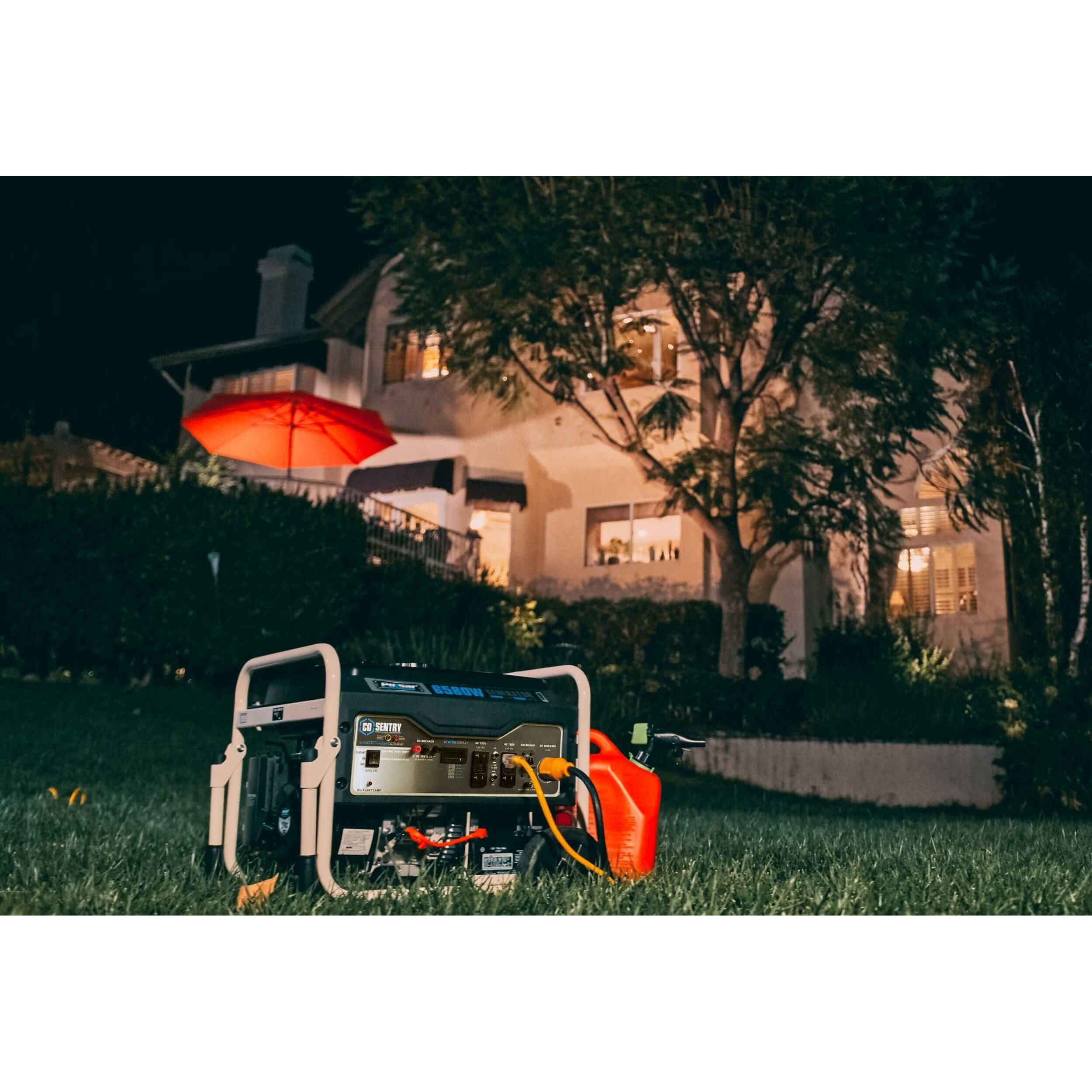 Pulsar Gas Generator Pulsar PG6580ECO 6,580-Watt Gasoline Powered Portable Generator with Electric Start