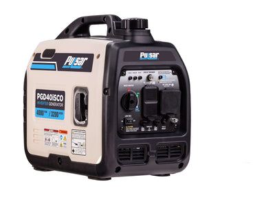 Pulsar Inverter Generator Pulsar PGD40iSCO 4,000-Watt Super Quiet Gasoline Powered Portable Inverter Generator – CARB Compliant