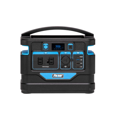 Pulsar power station Pulsar PPS500 500 Watt Lithium-Ion Portable Power Station with LCD Display and Wireless Charging Pad