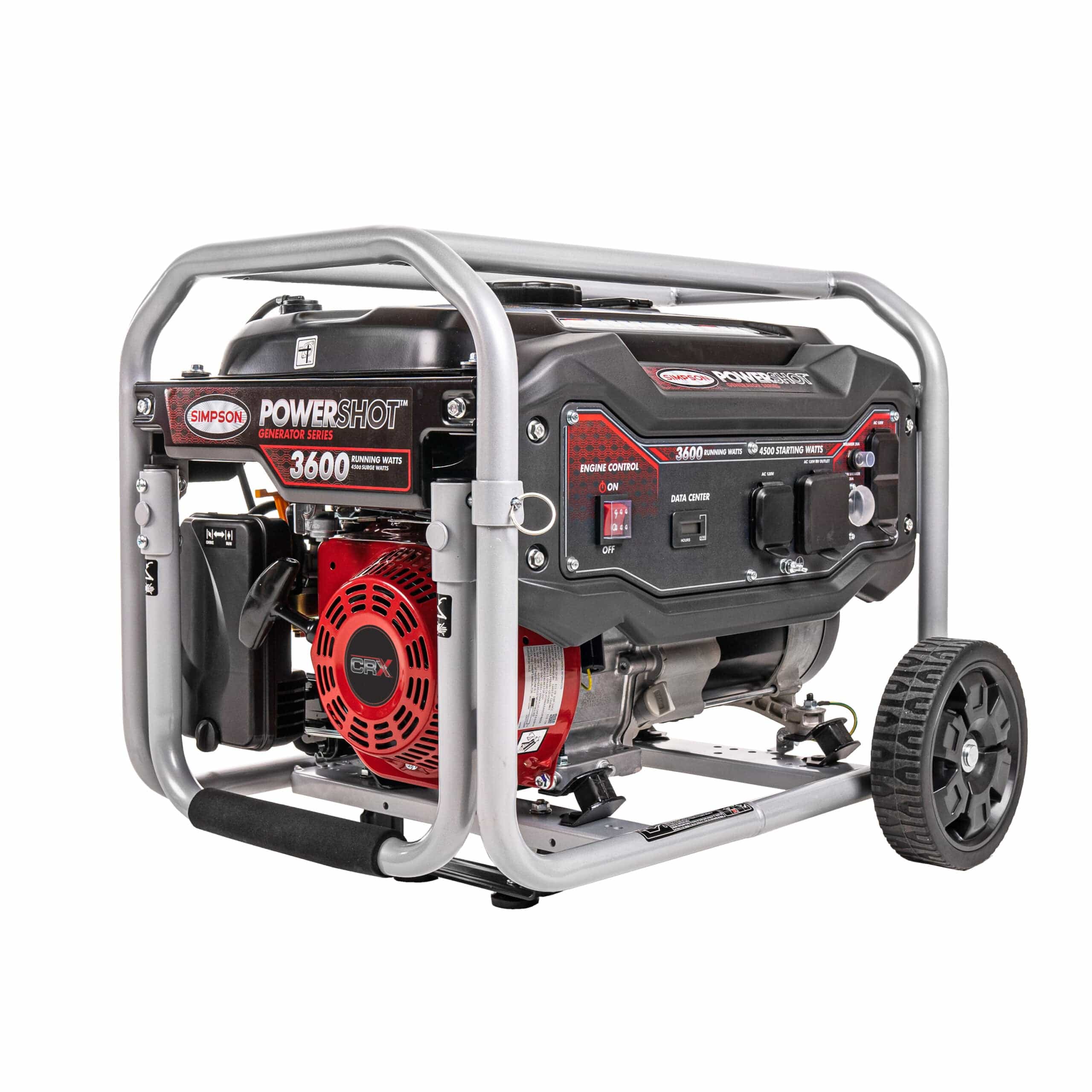 Simpson Gas Generator Simpson PowerShot 3600W Portable Generator SPG3645 Front Left View
