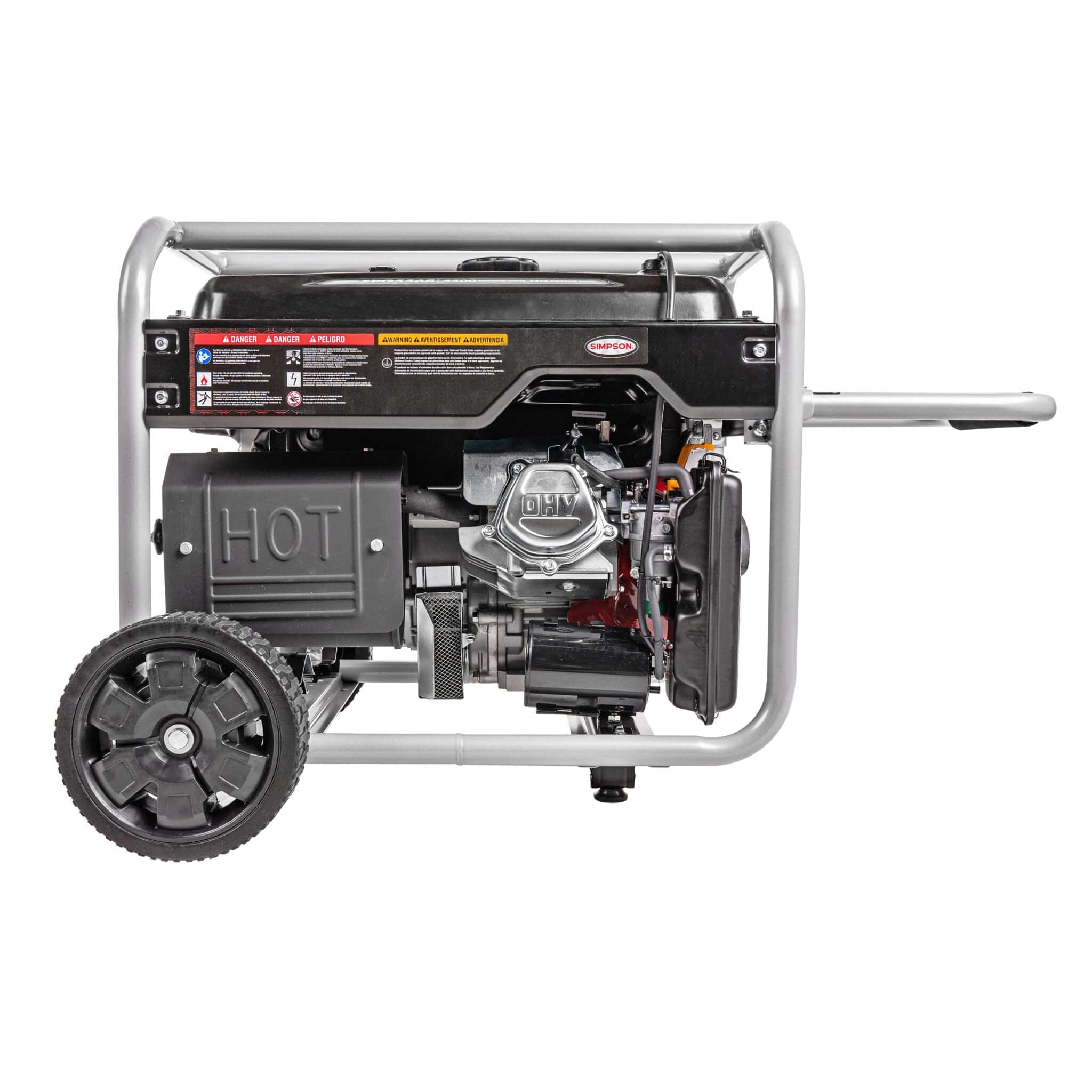 Simpson Gas Generator Simpson PowerShot 5500W Portable Generator SPG5568 with CO Monitor