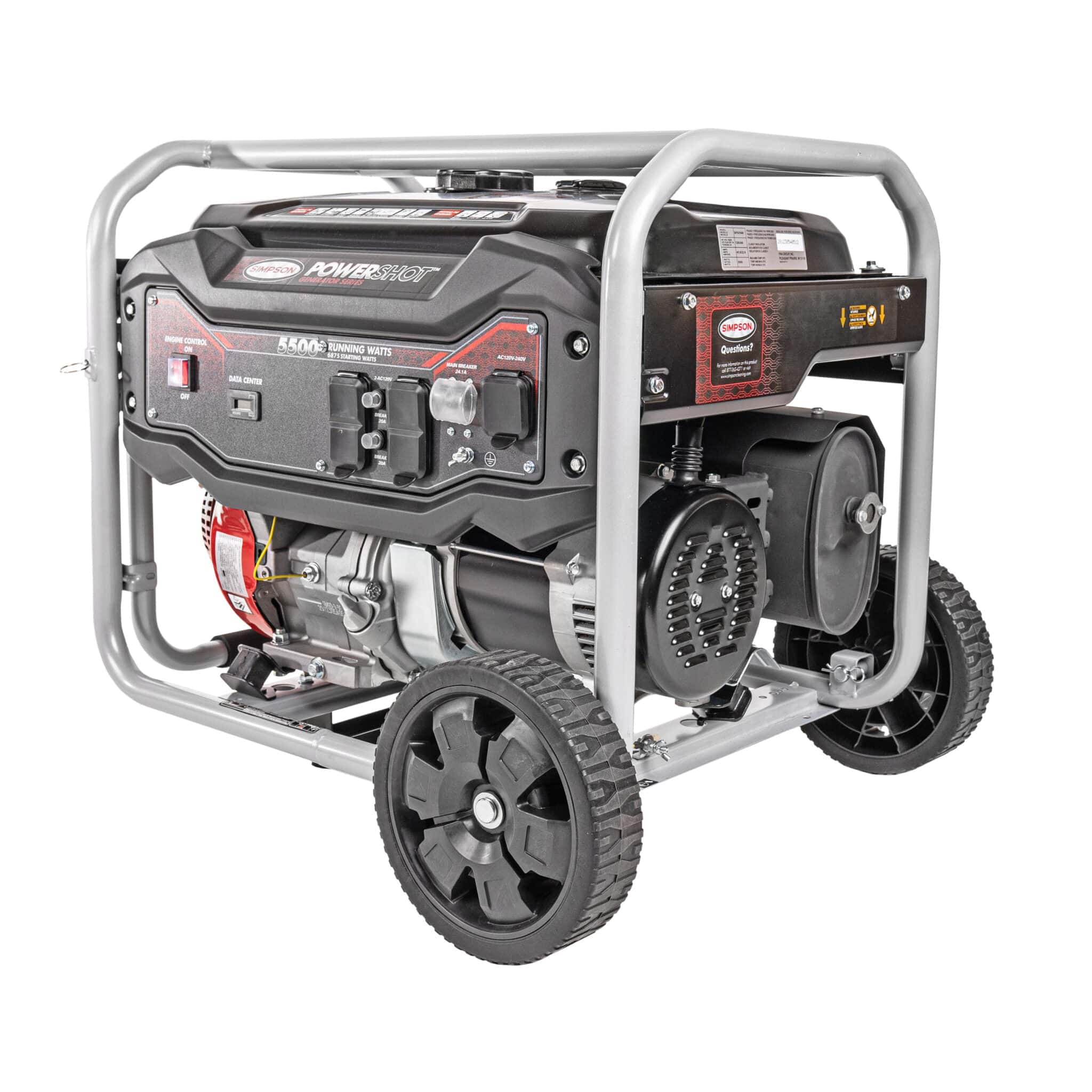 Simpson Gas Generator Simpson PowerShot 5500W Portable Generator SPG5568 with CO Monitor