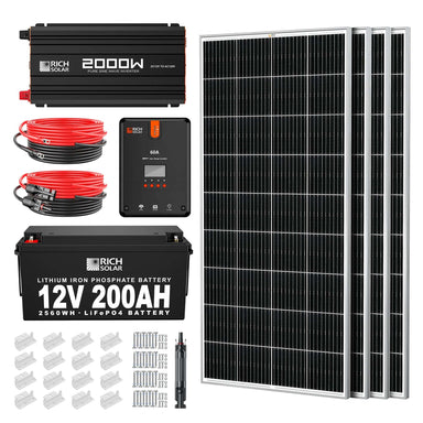 800 Watt Complete Solar Kit - RICH SOLAR