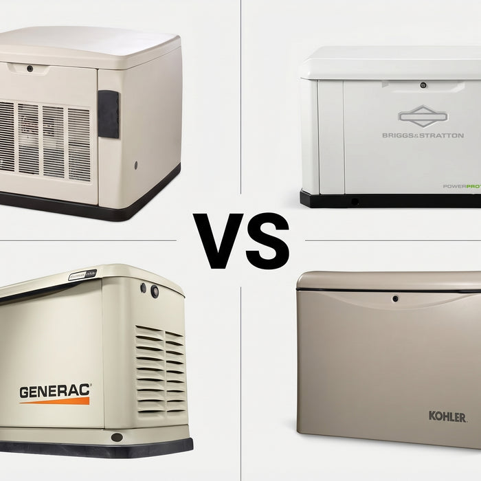 Cummins vs Briggs and Stratton vs Generac vs Kohler home standby generator comparison