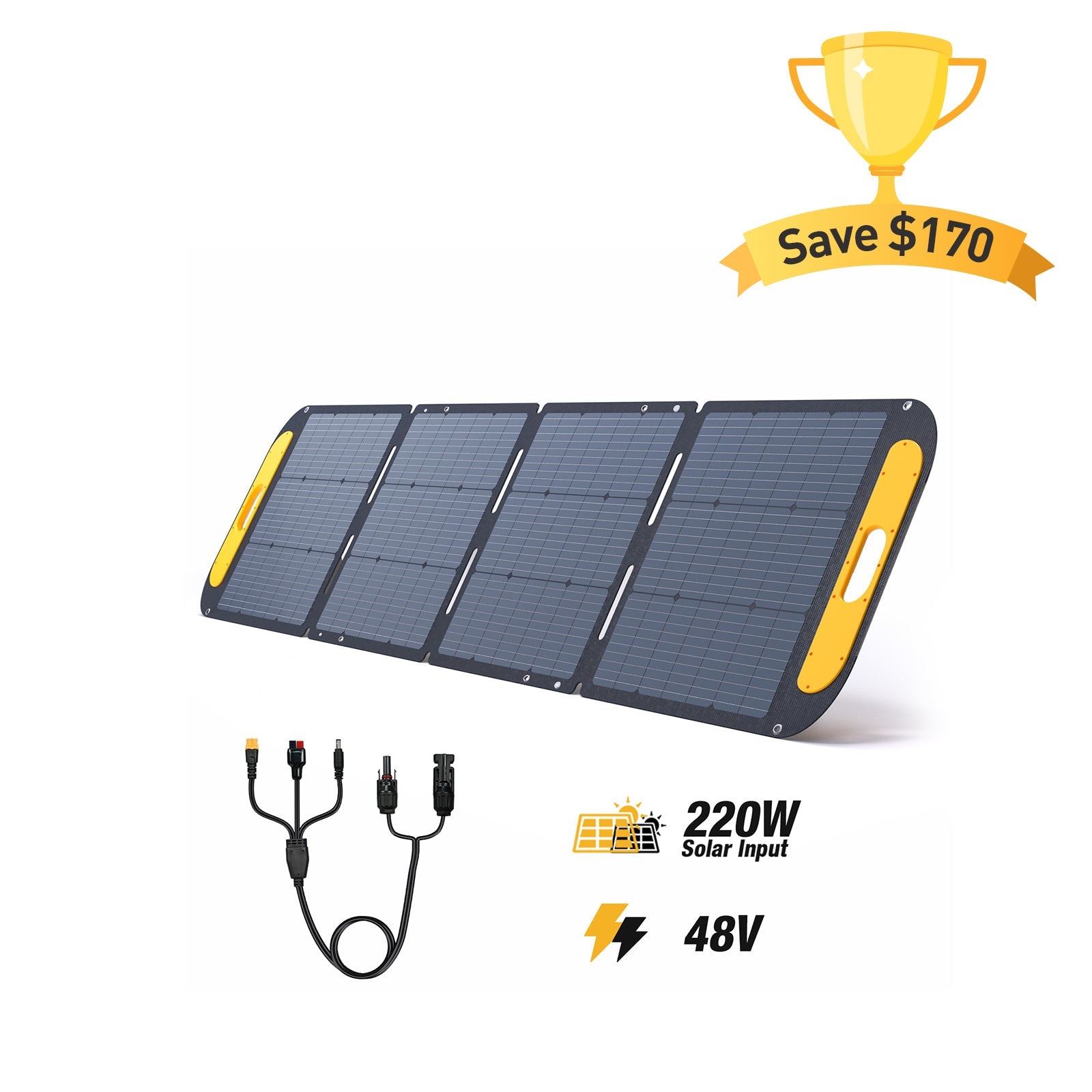 VTOMAN 220W Pro Portable Solar Panel