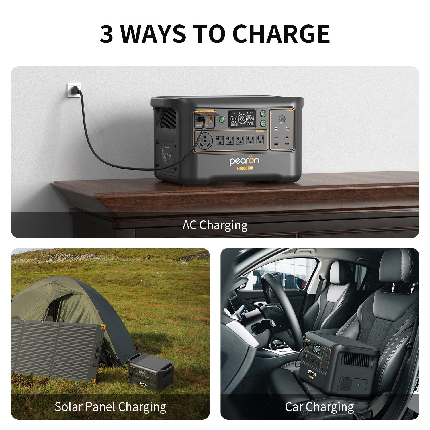 Pecron F3000LFP portable power station - view 10