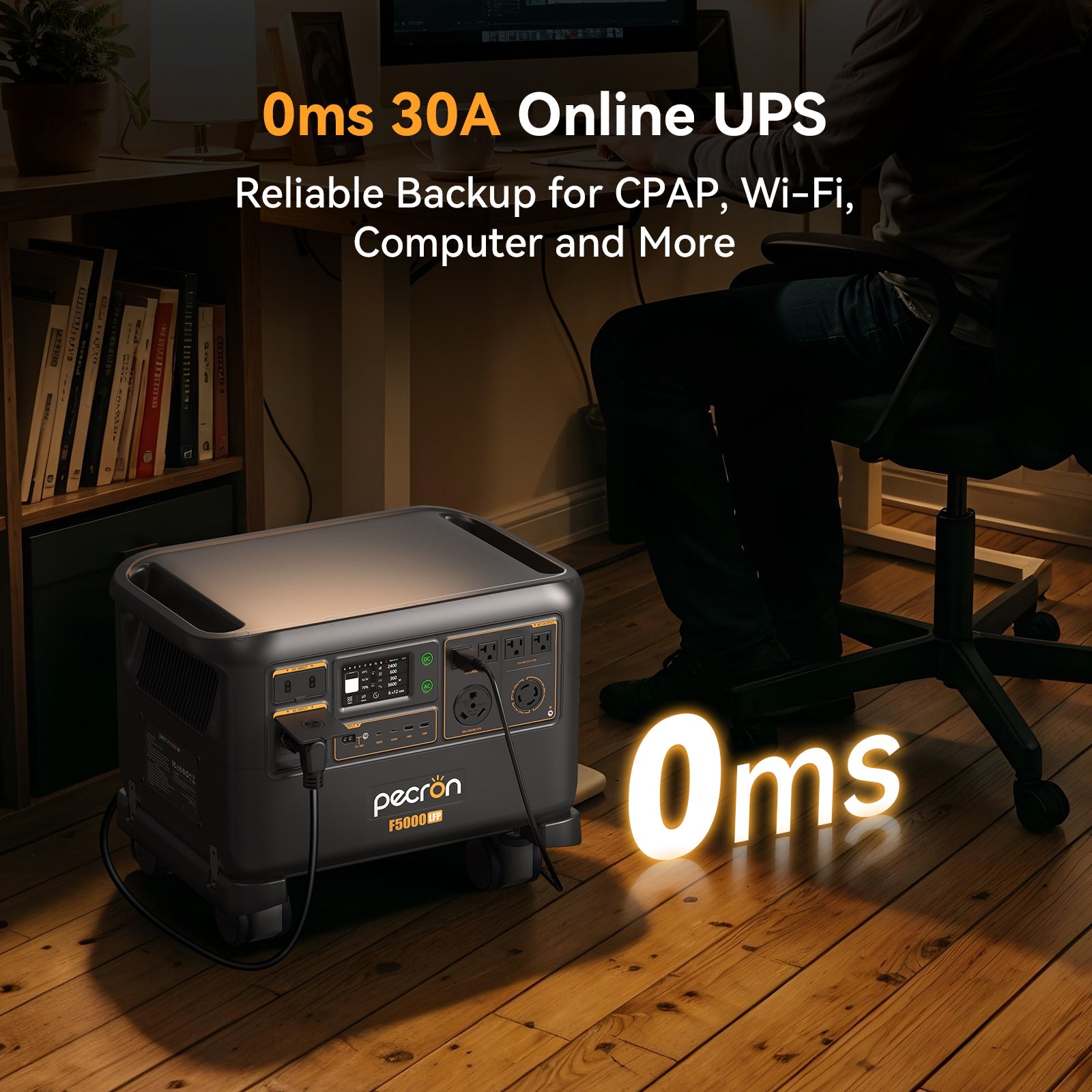 Pecron F5000LFP portable power station - view 5
