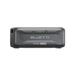 A front view of a BLUETTI B300K portable power station in gray, showing the brand name, model number, battery indicator lights, and a green power button. The device has a handle on the left side and functions as an ideal backup power system for your Apex300 or other compatible setups.