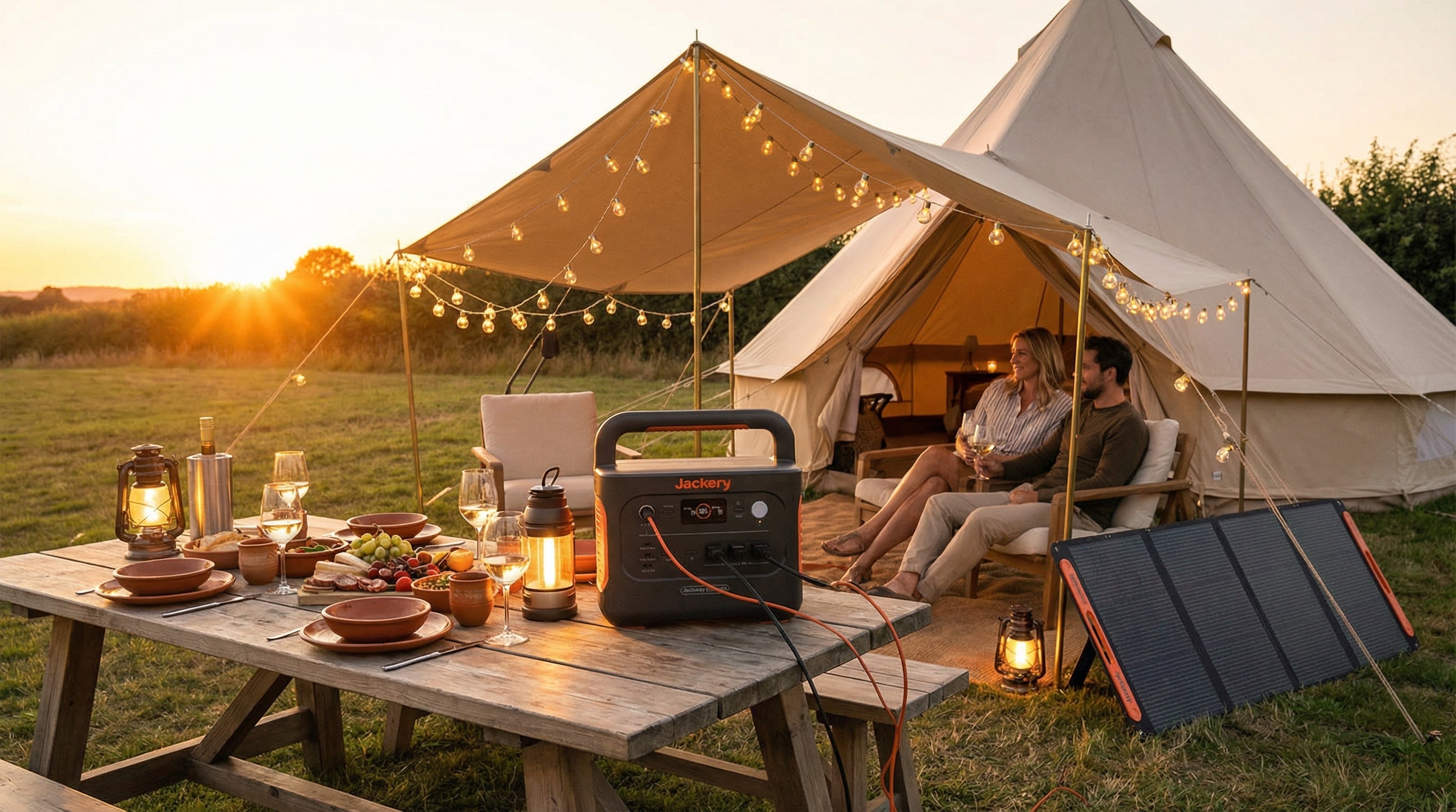 Jackery E2000Plus+500Wx Solar Generator Bundle — lifestyle image 3