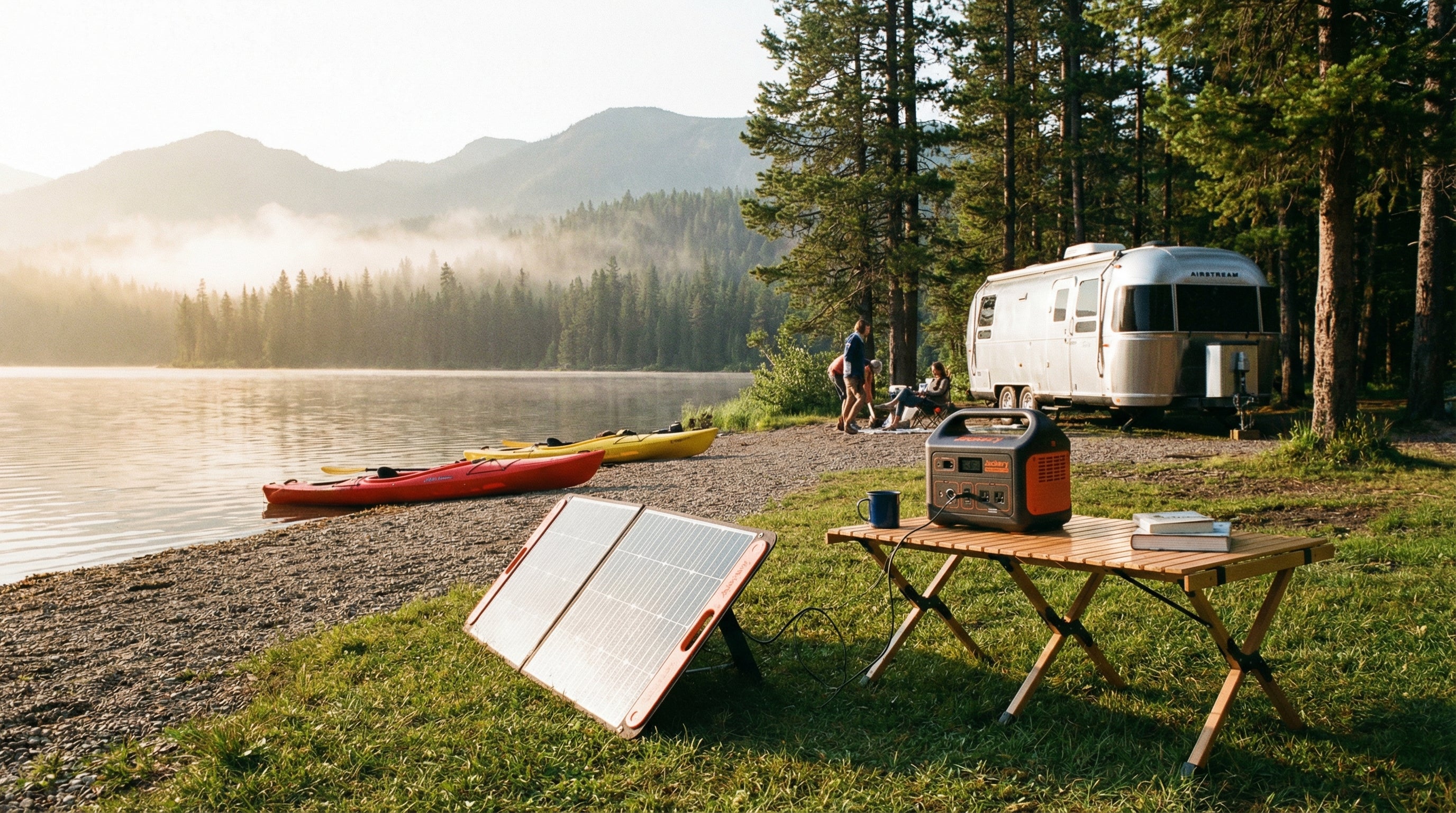 Jackery E2000v2+500Wx Solar Generator Bundle — lifestyle image 3