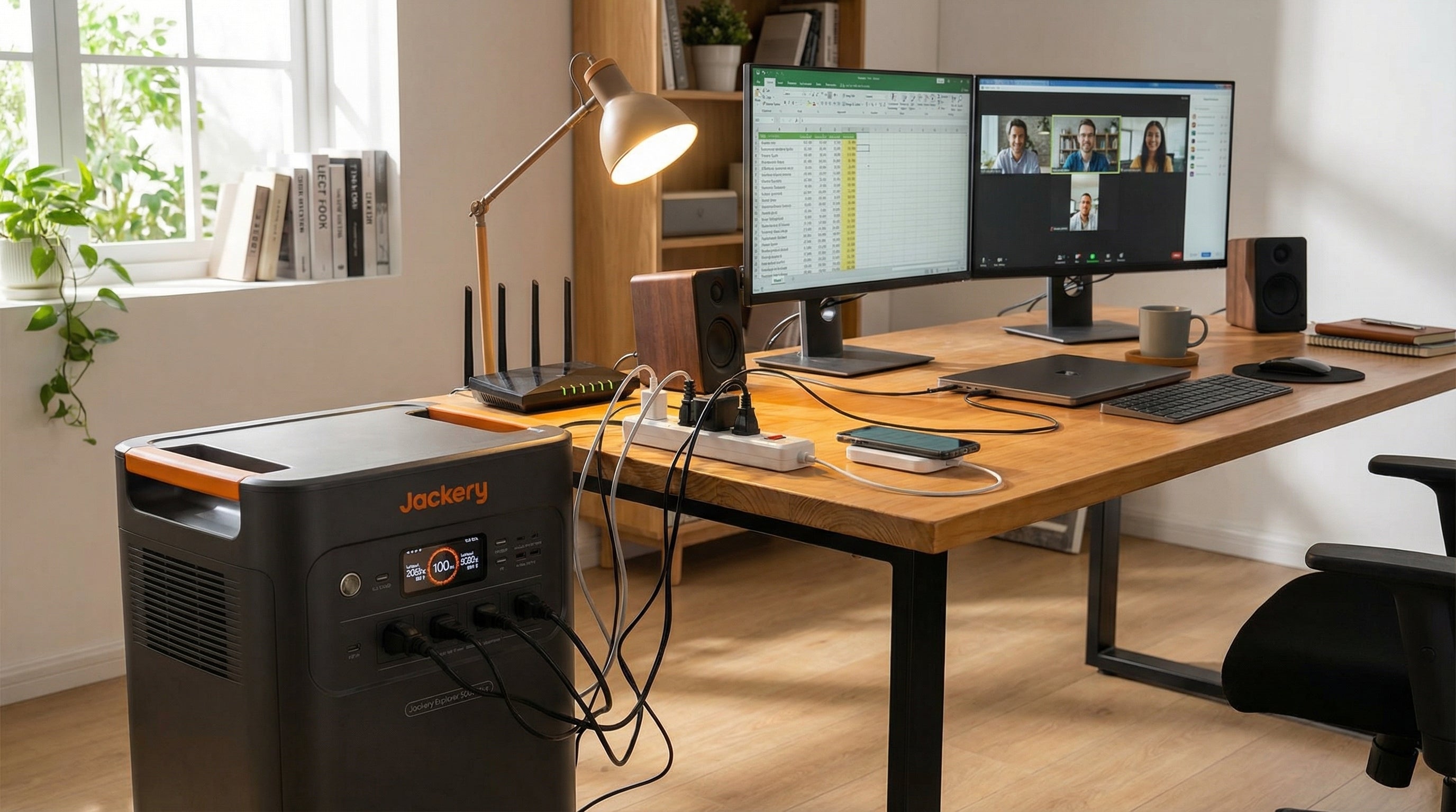 Jackery E5000Plus Complete Home Backup Bundle — lifestyle image 3