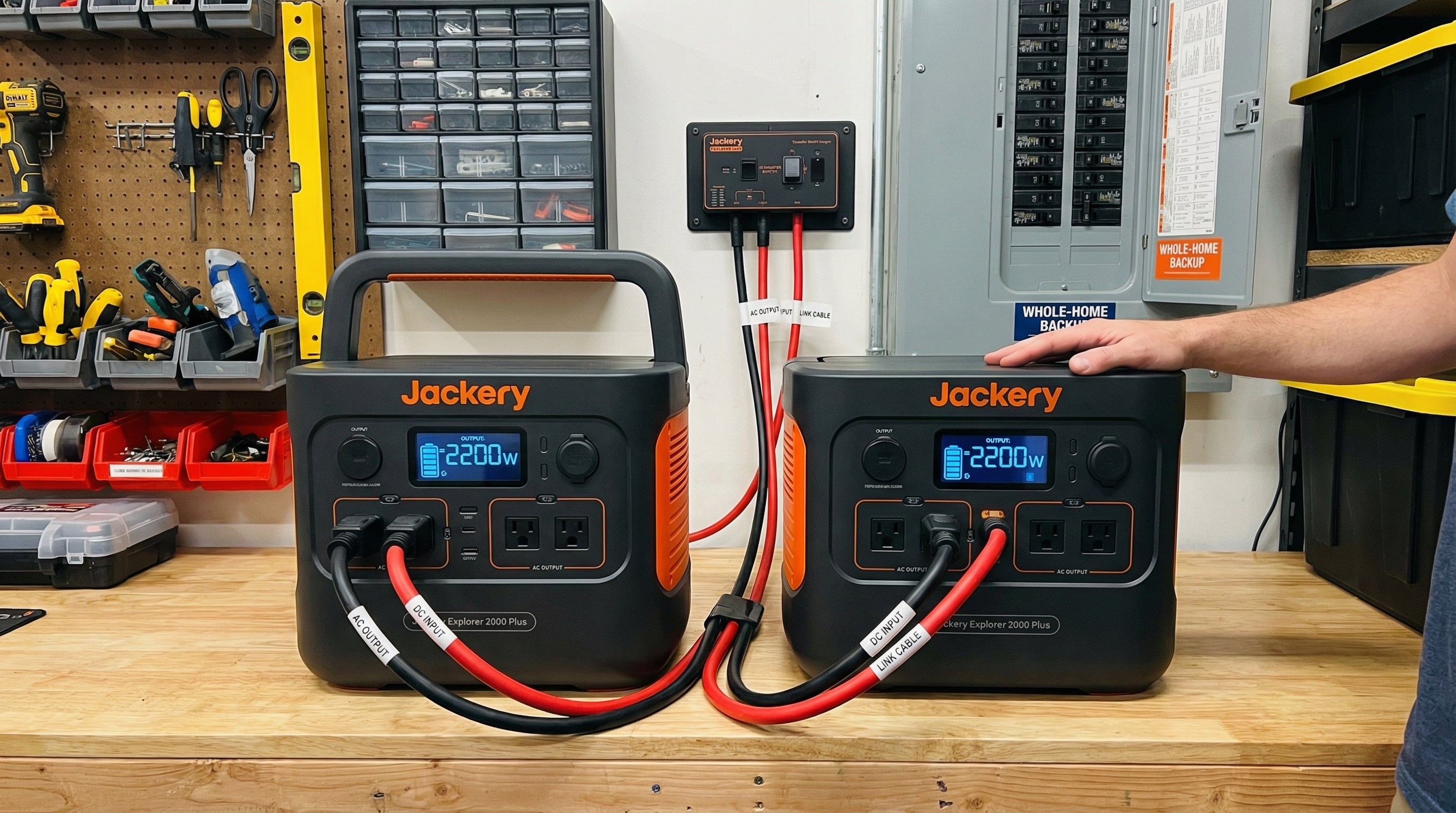 Jackery E2000 Plus Double Kit 4kWh Power Station — lifestyle image 1