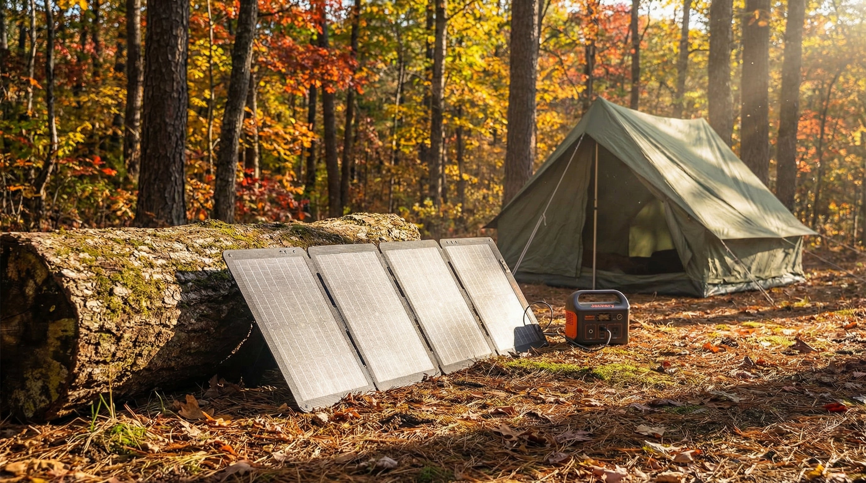Jackery 100Wair 100W Portable Solar Panel — lifestyle image 1