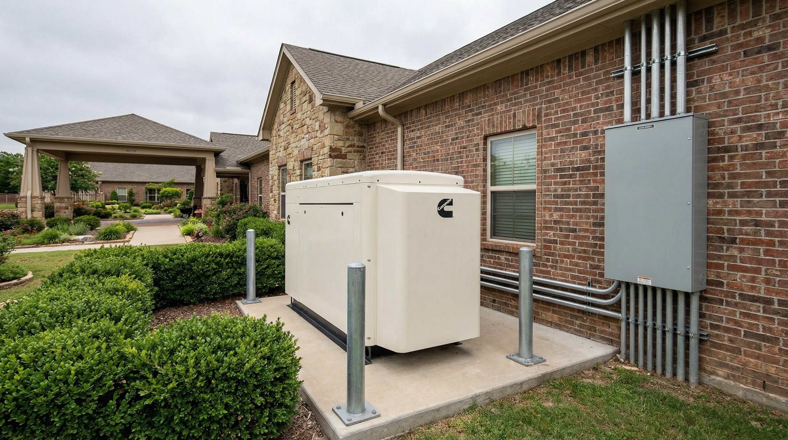 Cummins RS80 80kW Quiet Connect Standby Generator — lifestyle image 1