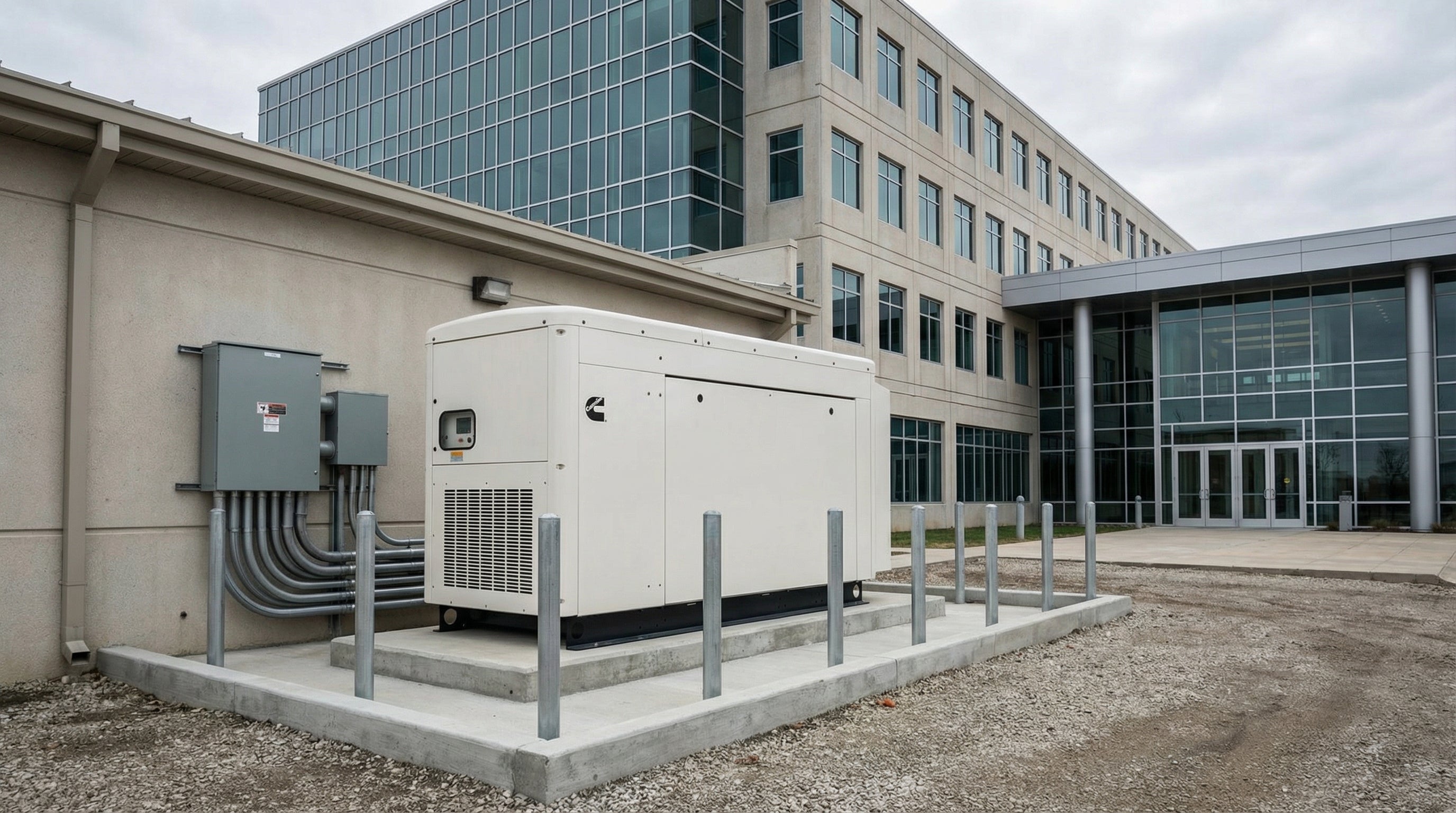 Cummins RS125 125kW Quiet Connect Standby Generator — lifestyle image 1