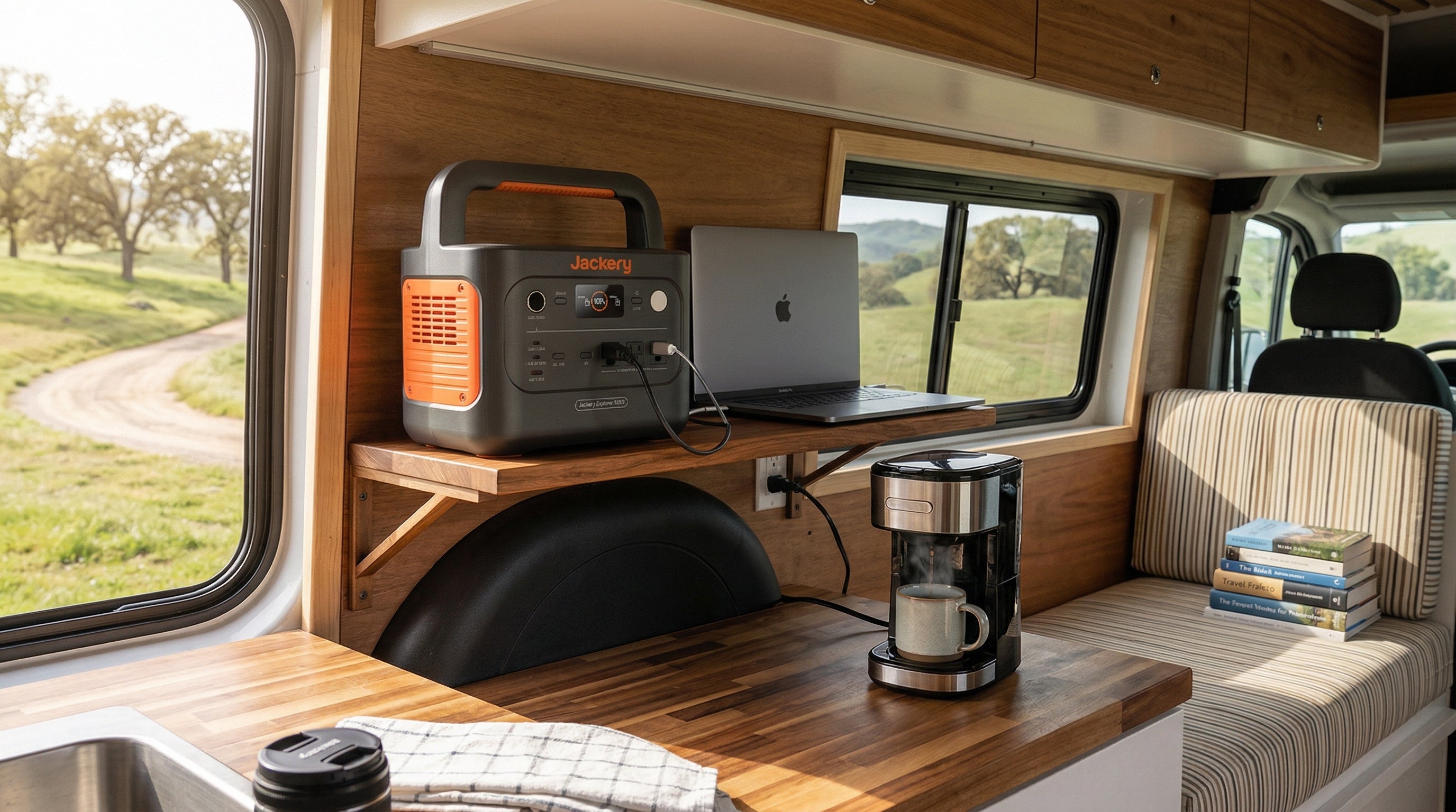Jackery Solar Generator 1000 V2 200W lifestyle image 2