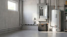 Jackery HomePower 3000 installed in a clean utility room beside the electrical panel for whole-home backup