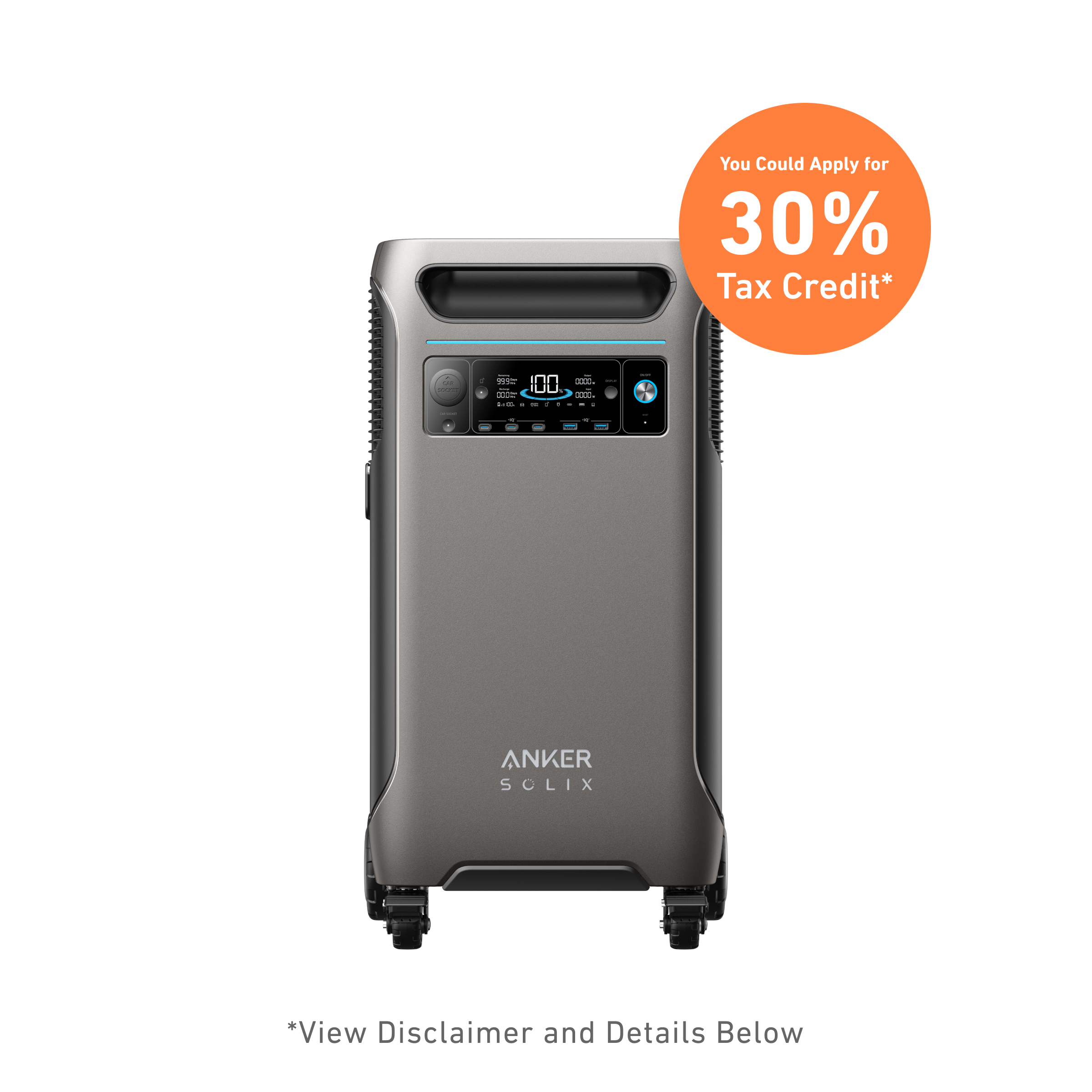 Anker SOLIX F3800 - 3840Wh LiFePO4 Portable Power Station with 6000W Output - view 2