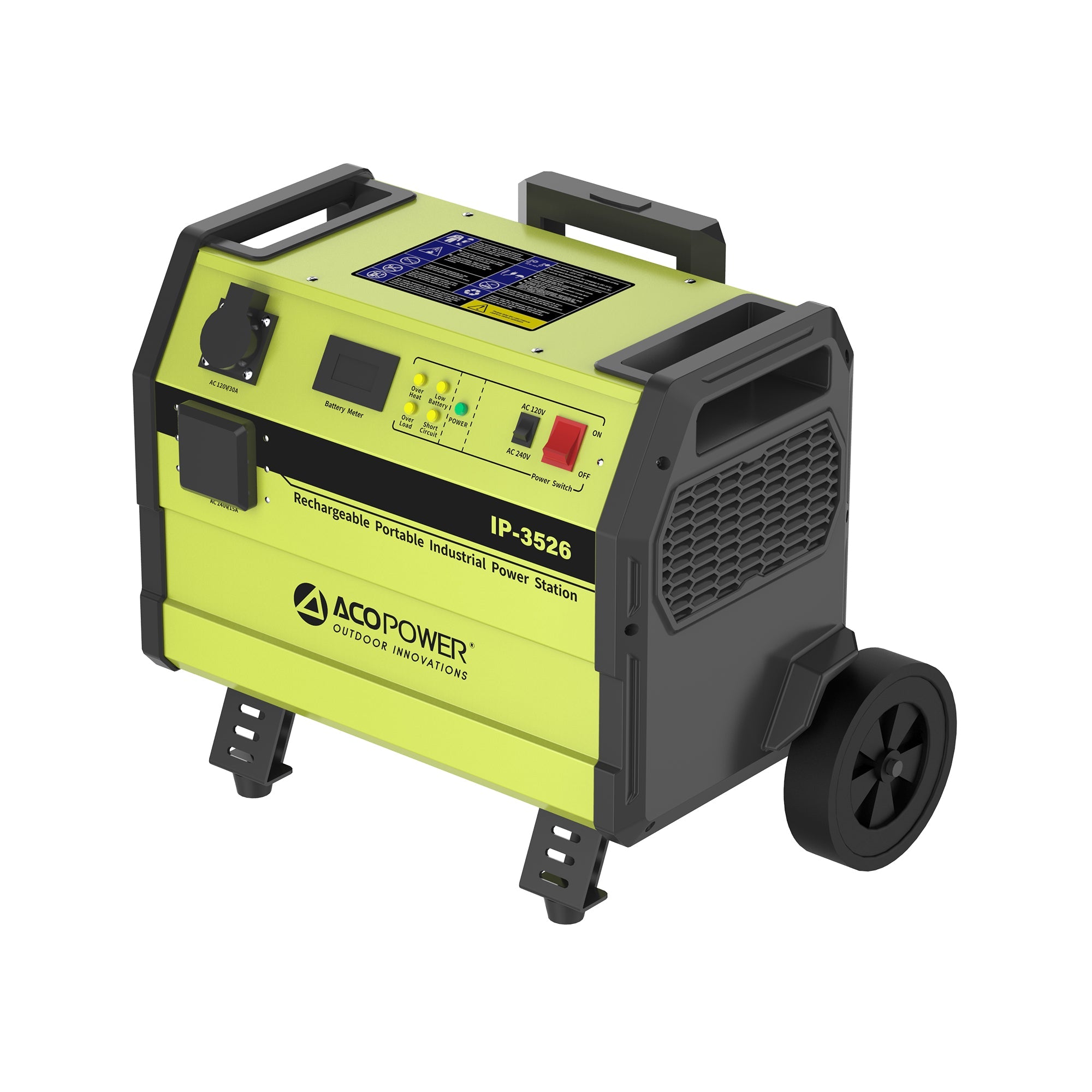 ACOPOWER IP-3526 Rechargeable Portable Industrial Power Station Battery