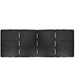 The Nature's Generator rectangular 400W folding solar panel has four connected black sections with a grid pattern. This portable panel is displayed flat on a white background.