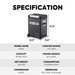 A black ICECO Wholesale 12 Volt Freezer is shown with specs: 21.0" H x 15.3" W x 11.6" D, 19.2qt capacity, 29.8 lbs, -4°F to 68°F range, and uses 0.433 kWh/24h—ideal as a Pickup Truck Freezer for on-the-go use.