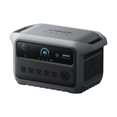 Anker SOLIX C2000 Gen 2+400W+Car Alternator Charger - Complete RV Power Bundle - front view