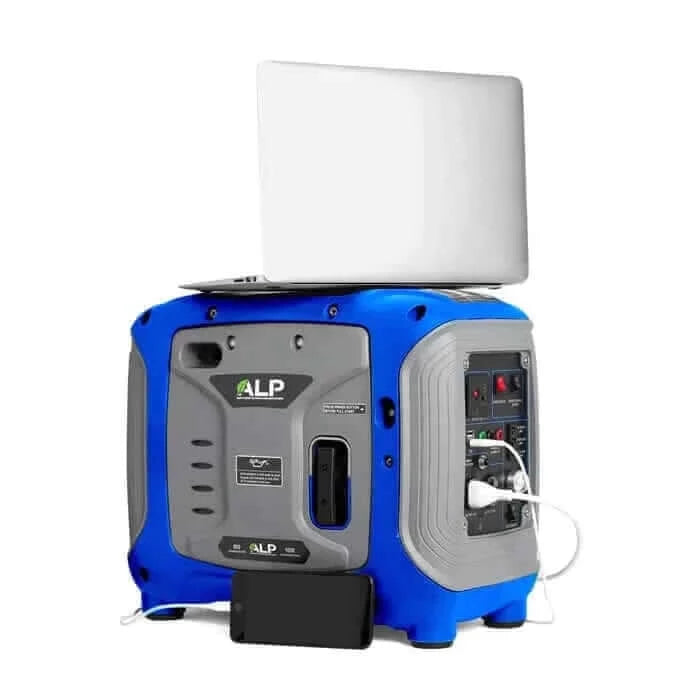 ALP 1000W Propane Generator Blue/Grey Powering Devices