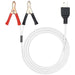 ALP Generator DC charging cables with red and black clamps
