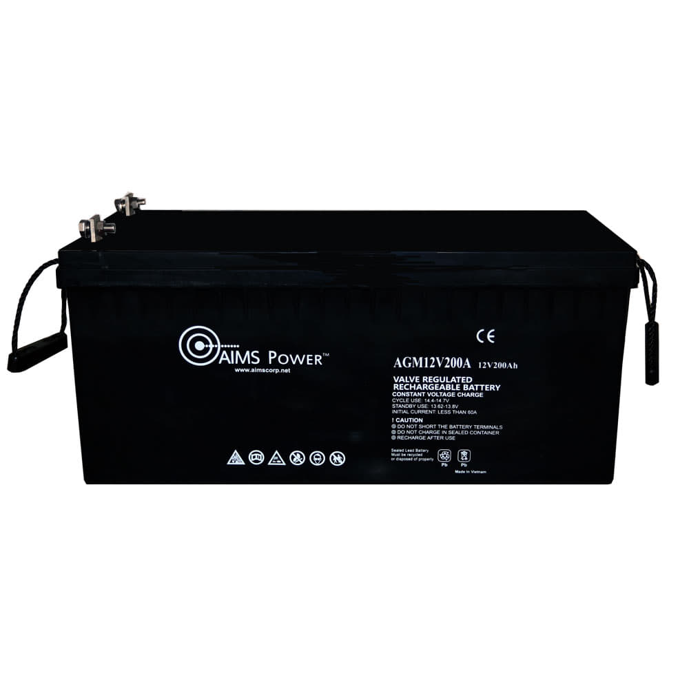 Aims Power 720 Watt Solar With 1000 Watt Pure Sine Power Inverter Charger - KITB-1K12120-B1-1