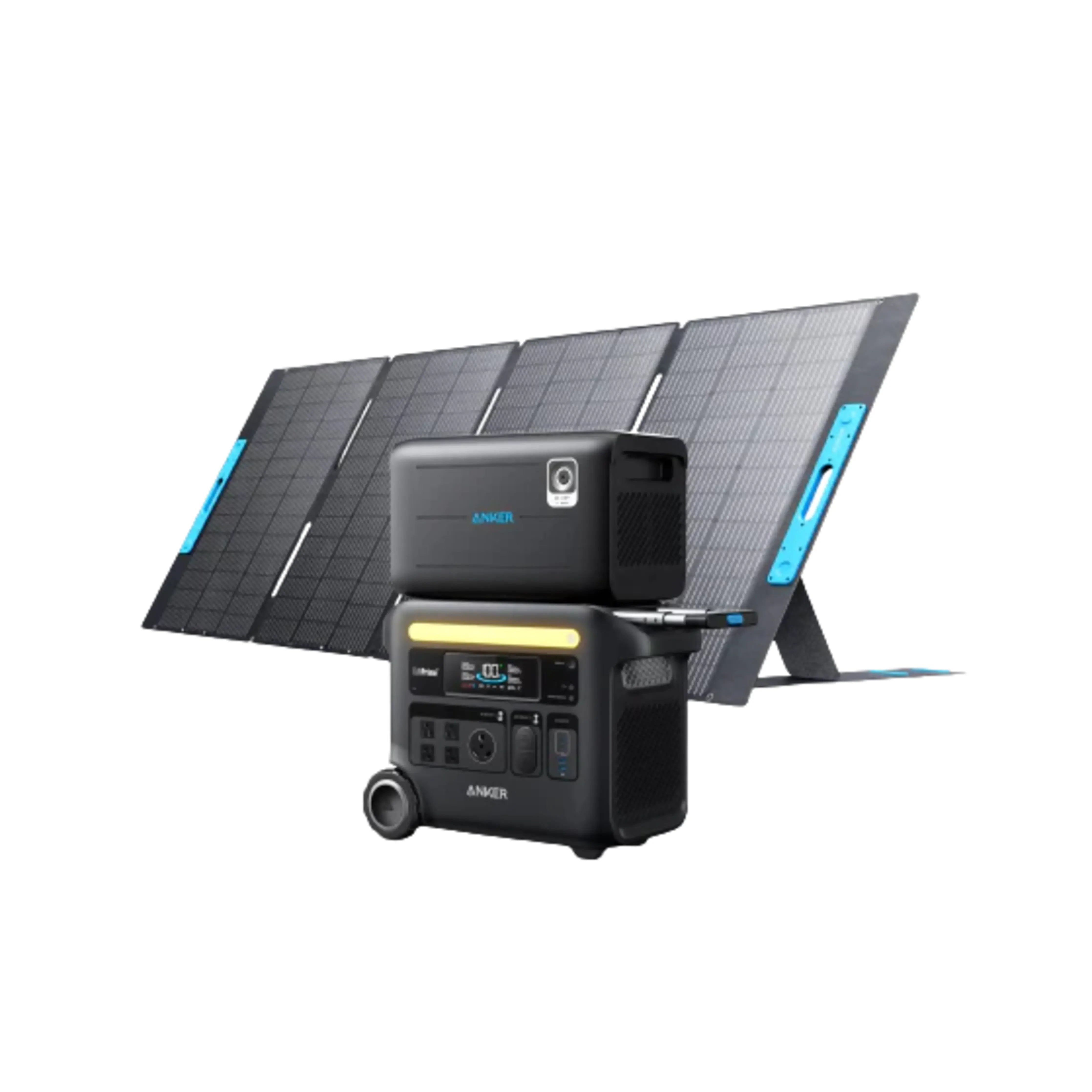 Anker SOLIX F2600 with Expansion Battery and 1 x 400W Solar Panel