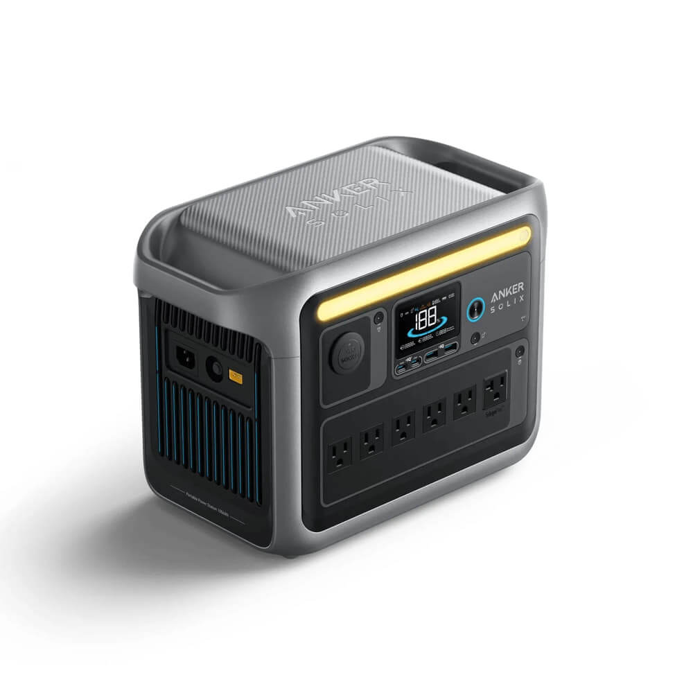 Anker SOLIX C1000 Portable Power Station (Refurbished) Top Right View