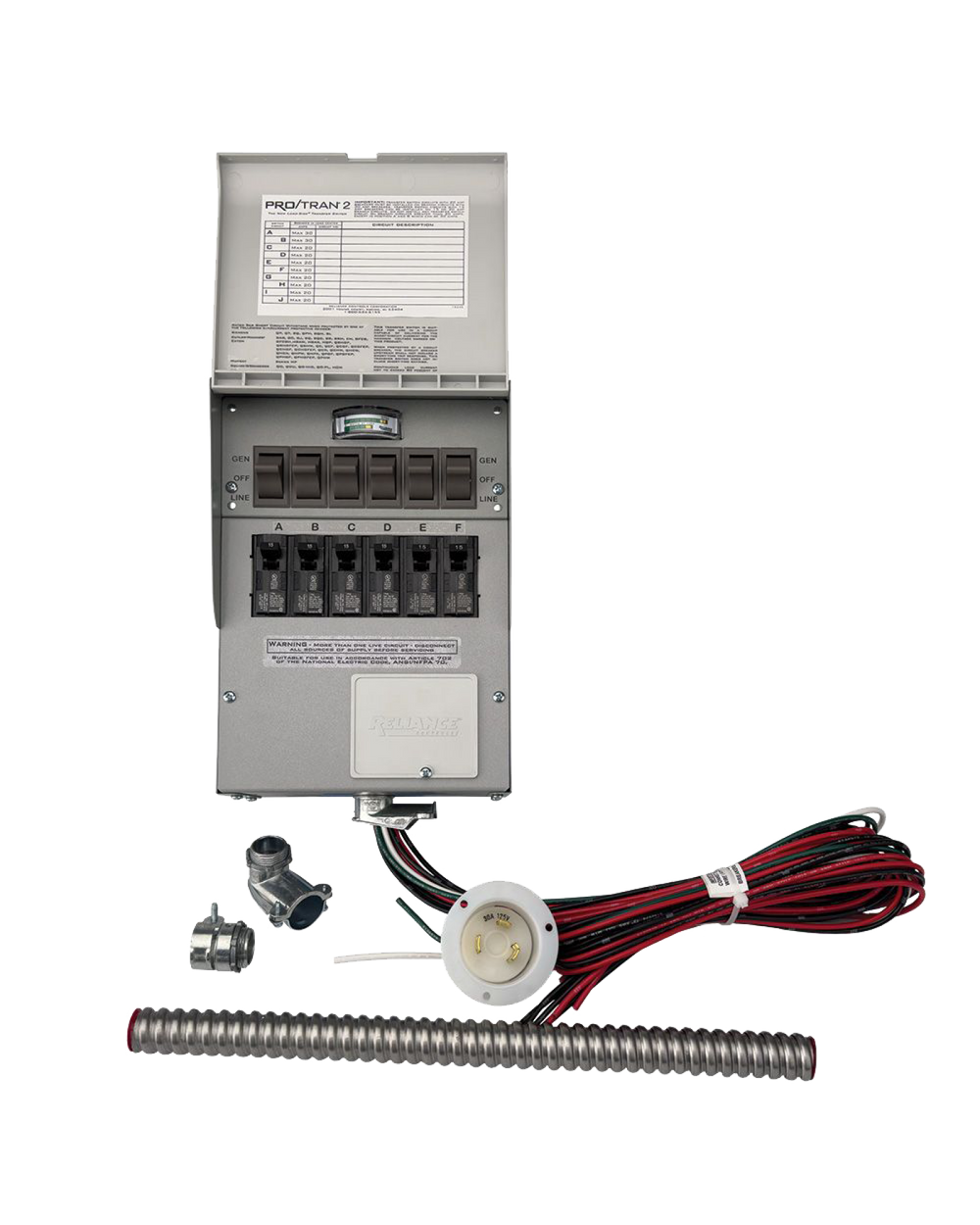 Anker SOLIX Home Backup Kit (30A Transfer Switch + Cable) for F2600 - 6-Circuit Manual System - view 2