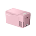 BougeRV 12V 23 Quart Pink Portable Fridge Front Right