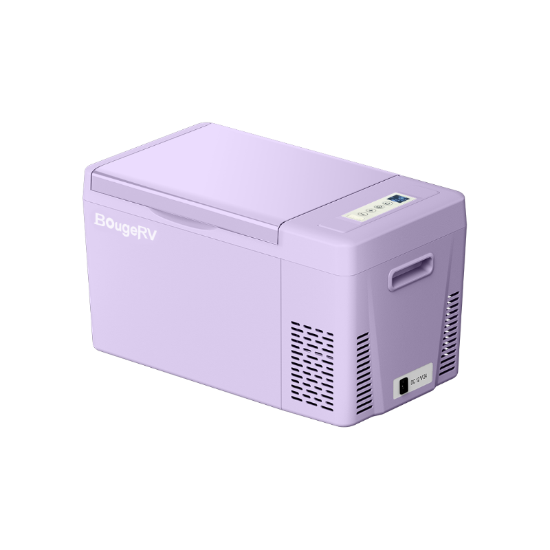 BougeRV 12V Purple Portable Fridge