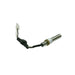 A Briggs & Stratton cylindrical metal sensor with a hex nut, designed as an oil warmer accessory for 13kW generators, features black and white wires ending in a white plastic connector.