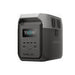 The EcoFlow DELTA 3 1500 Portable Power Station features a LiFePO4 battery, digital display, multiple input/output ports, side vent, and provides reliable backup power in a sleek black and gray rectangular case.
