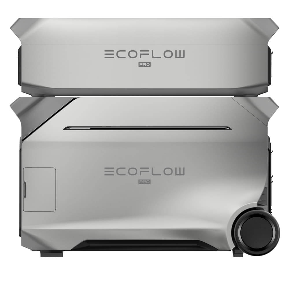 EcoFlow DELTA Pro 3 + EcoFlow DELTA Pro 3 Smart Extra Battery Left Side View