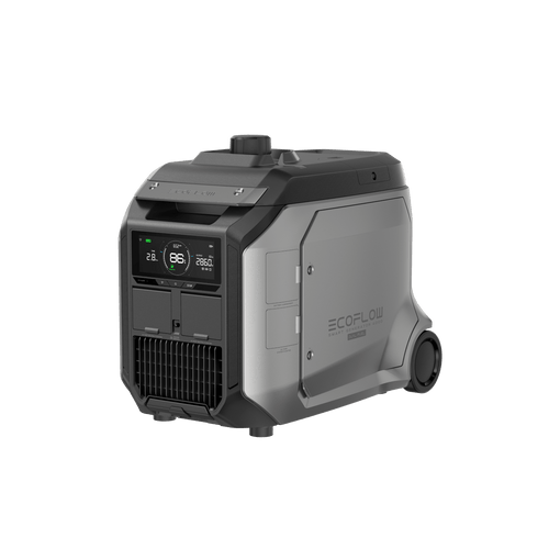 EcoFlow Dual Fuel Smart Generator 4000 with remote monitoring offers reliable power using gasoline or propane, up to 24 hours on propane tank.