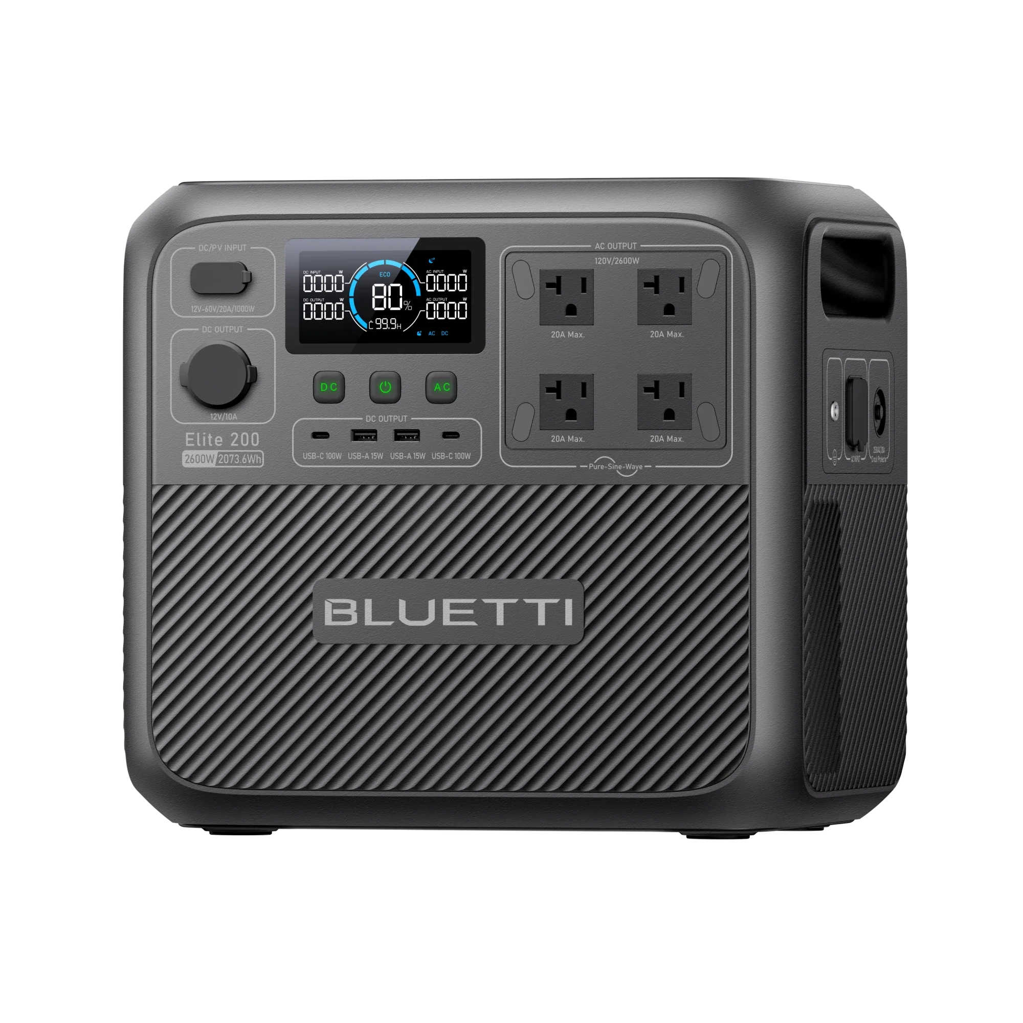 BLUETTI Elite 200 V2 Portable Power Station 2600W 2073.6Wh