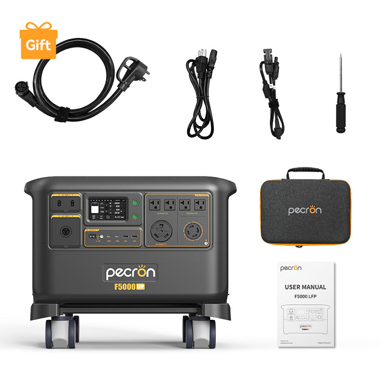Pecron F5000LFP portable power station - view 2