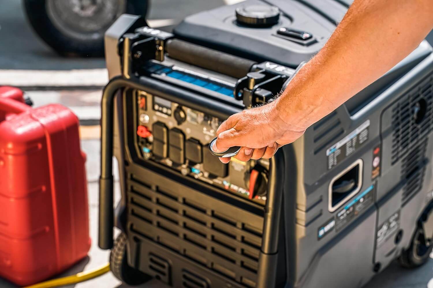 Pulsar Generator featuring convenient electric and remote start options for easy operation from anywhere.