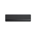 A rectangular black EcoFlow electronic device with a minimalist design, viewed from the front on a white background, featuring a thin horizontal line near the bottom. Ideal for outdoor adventure power—possibly an EcoFlow Glacier Plug-In Battery.