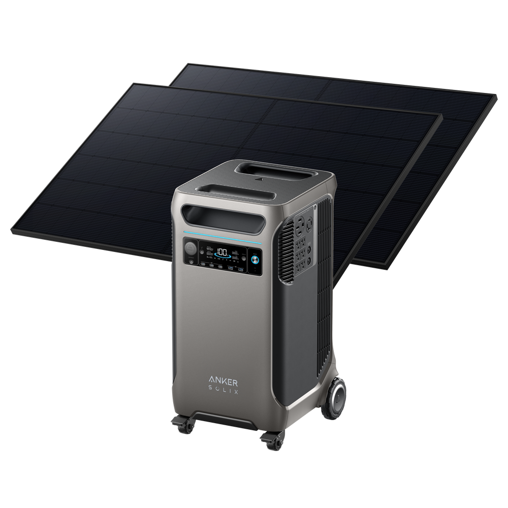 Anker F3800 + 1 Set 410W Rigid Solar Panel - Complete Solar Generator System