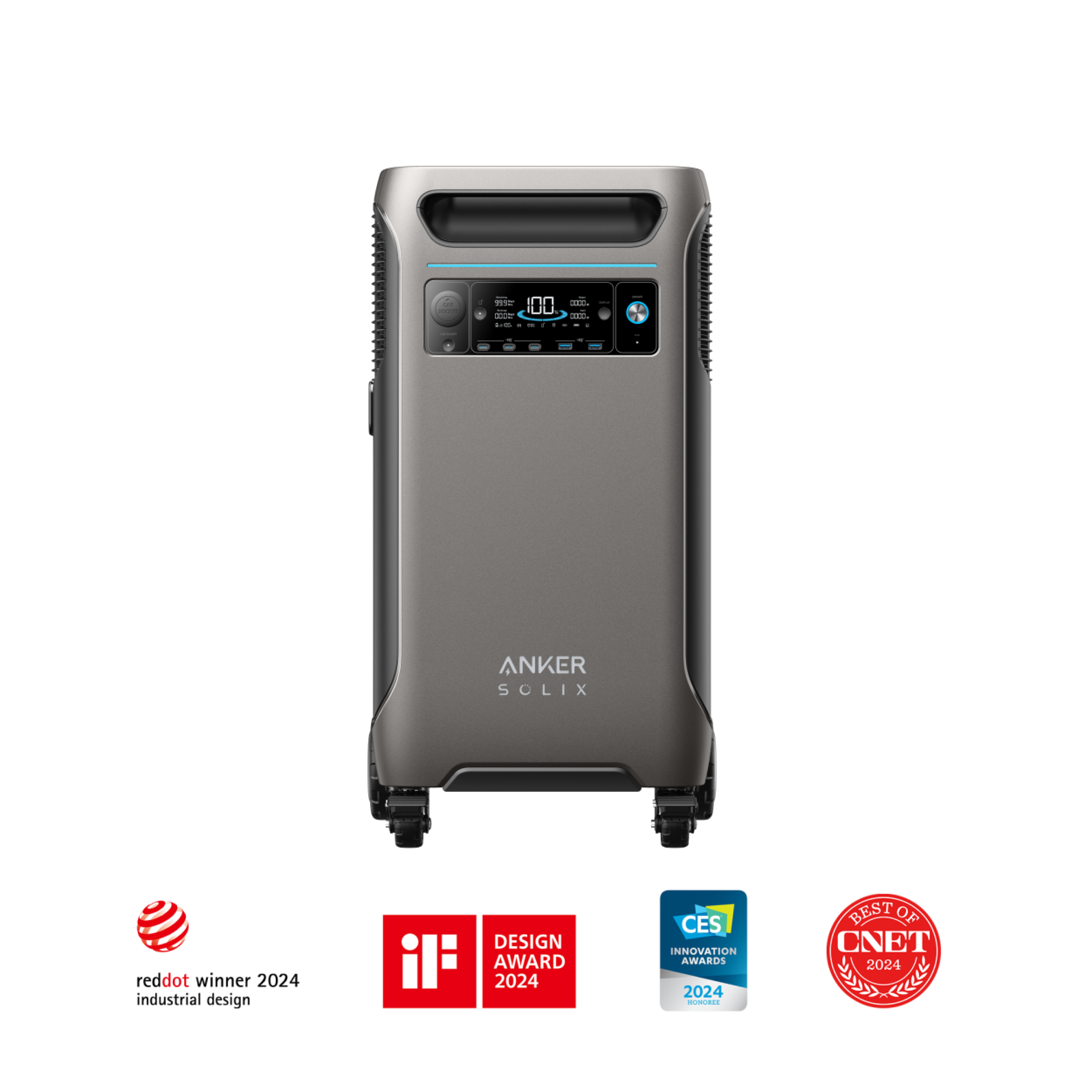 Anker SOLIX F3800 - 3840Wh LiFePO4 Portable Power Station with 6000W Output - view 3